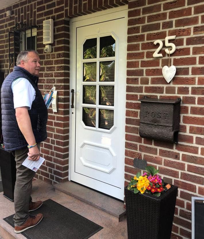 Haustürwahlkampf in dorsten 