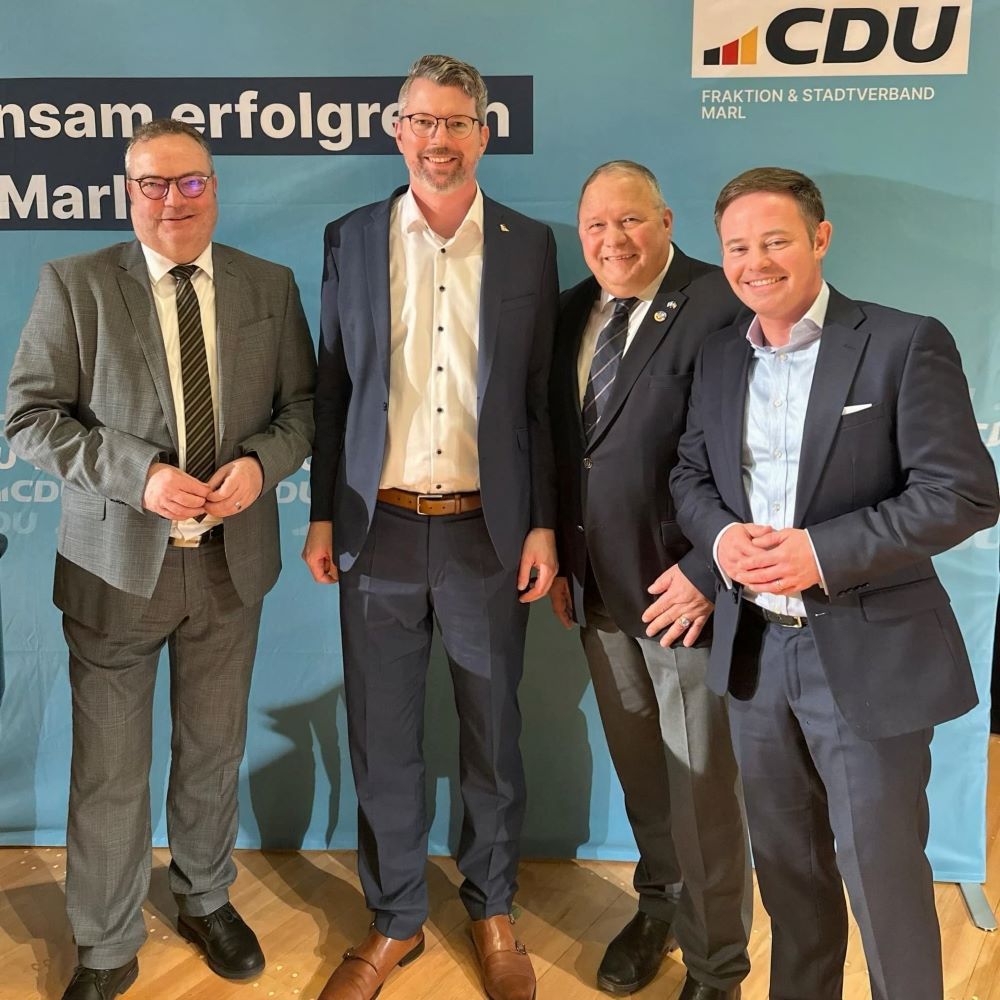 NEUJAHRSEMPFANG DER CDU MARL MIT BODO KLIMPEL, LARS EHM UND THOMAS TERHORST